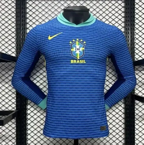 MAILLOT BRESIL EXTERIEUR MANCHES LONGUES COPA AMERICA 2024 - KetShop Maillot