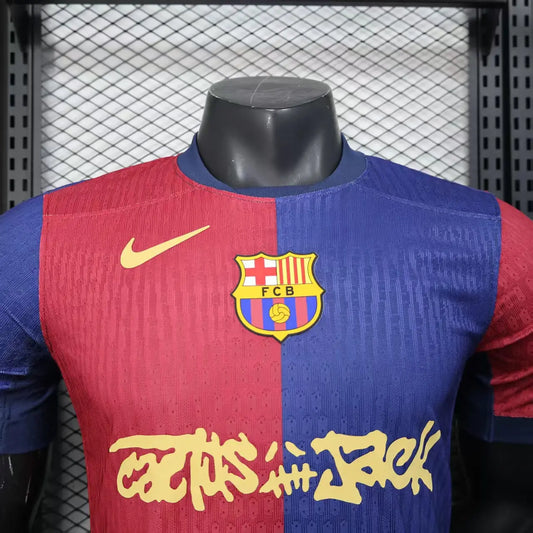 MAILLOT FC BARCELONE X CACTUS JACK DOMICILE 2024/2025 - KetShop Maillot