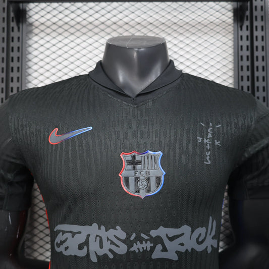 MAILLOT FC BARCELONE X CACTUS JACK EXTERIEUR 2024/2025 - KetShop Maillot