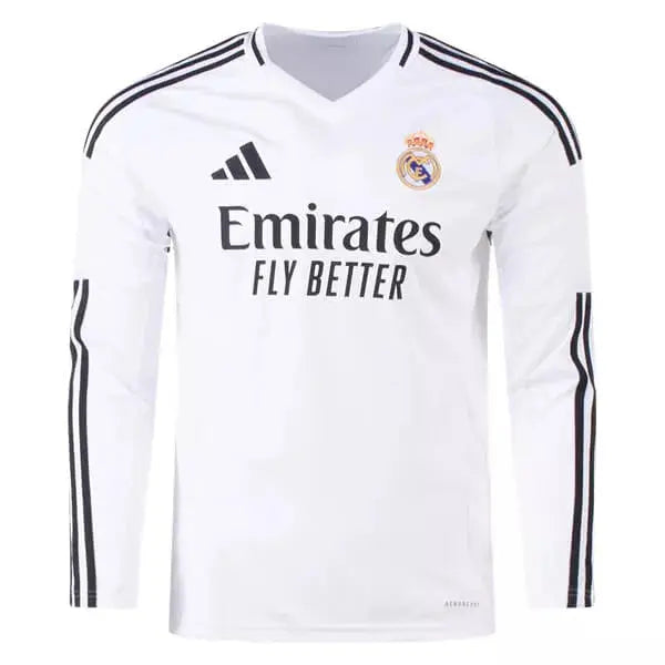 MAILLOT REAL MADRID DOMICILE MANCHES LONGUES 2024/2025 - KetShop Maillot