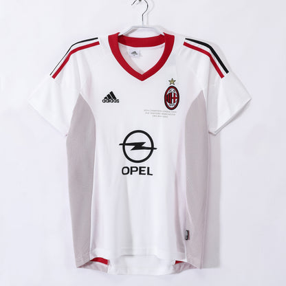 MAILLOT RETRO AC MILAN EXTERIEUR 2002/2003
