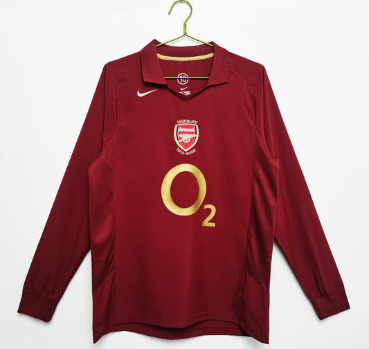 MAILLOT RETRO ARSENAL DOMICILE 2005/2006
