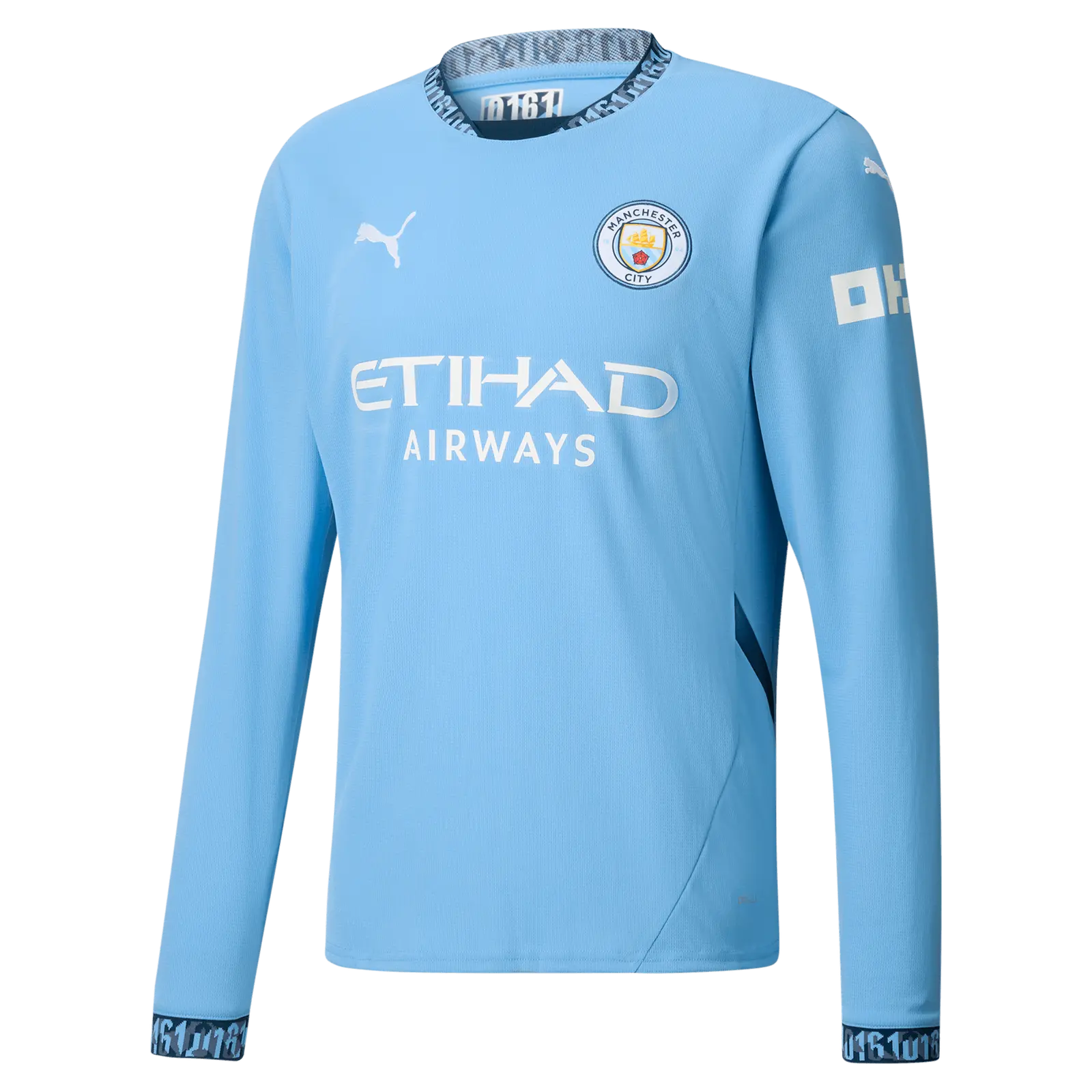 MAILLOT MANCHESTER CITY MANCHE LONGUES DOMICILE 2024/2025 - KetShop Maillot