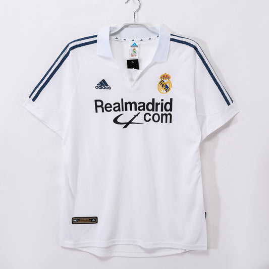 MAILLOT RETRO REAL MADRID DOMICILE 2001/2002