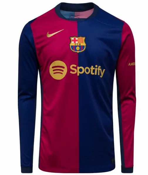 MAILLOT FC BARCELONE DOMICILE MANCHES LONGUES 2024/2025 - KetShop Maillot