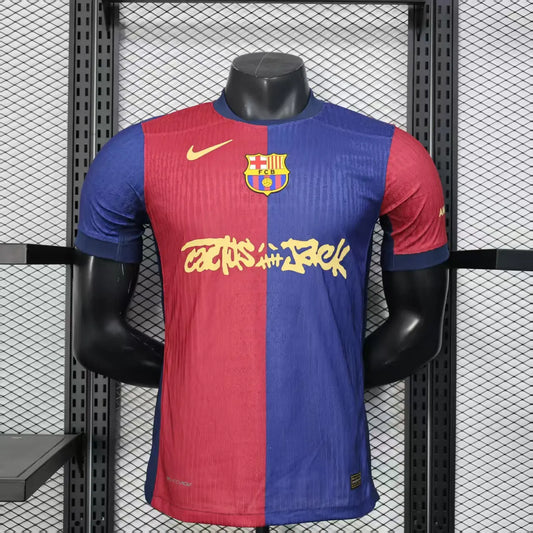 MAILLOT FC BARCELONE X CACTUS JACK DOMICILE 2024/2025 - KetShop Maillot