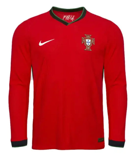 MAILLOT PORTUGAL DOMICILE MANCHES LONGUES EURO 2024 - KetShop Maillot