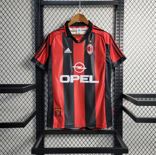 MAILLOT RETRO AC MILAN DOMICILE 1998/2000 - KetShop Maillot