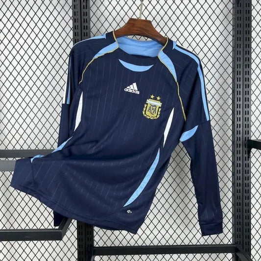 MAILLOT RETRO ARGENTINE EXTERIEUR MANCHES LONGUES 2006 - KetShop Maillot