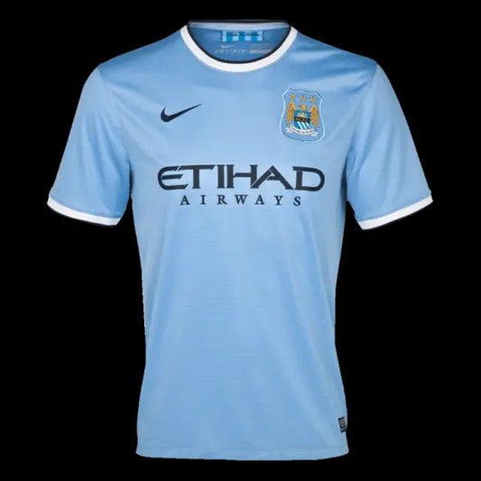 MAILLOT RETRO MANCHESTER CITY DOMICILE 2013/2014 - KetShop Maillot