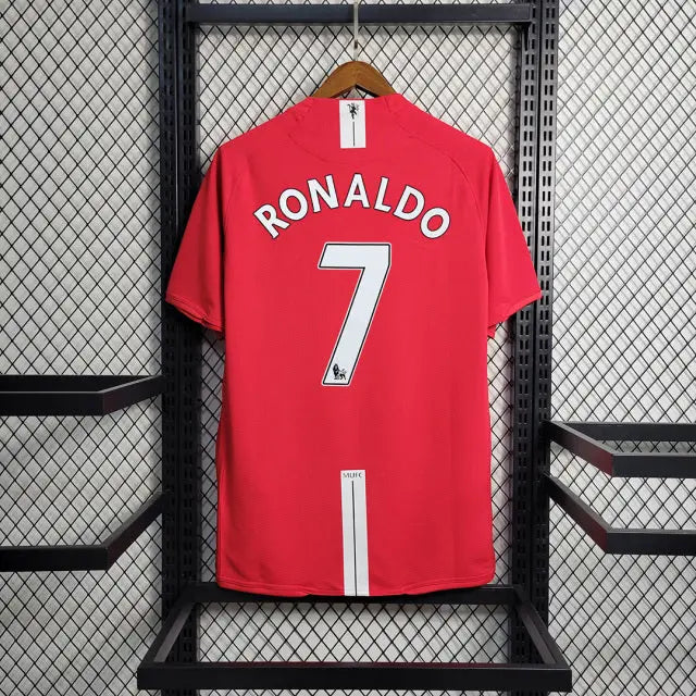 MAILLOT RETRO MANCHESTER UNITED DOMICILE 2007/2008 - KetShop Maillot