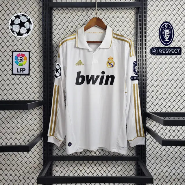 MAILLOT RETRO REAL MADRID DOMICILE MANCHES LONGUES 2011/2012 - KetShop Maillot