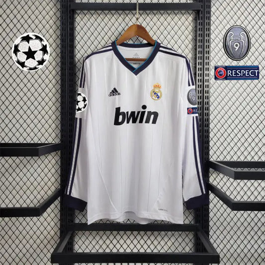 MAILLOT RETRO REAL MADRID DOMICILE MANCHES LONGUES 2012/2013 - KetShop Maillot