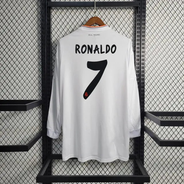 MAILLOT RETRO REAL MADRID DOMICILE MANCHES LONGUES 2013/2014 - KetShop Maillot