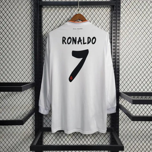 MAILLOT RETRO REAL MADRID DOMICILE MANCHES LONGUES 2013/2014 - KetShop Maillot