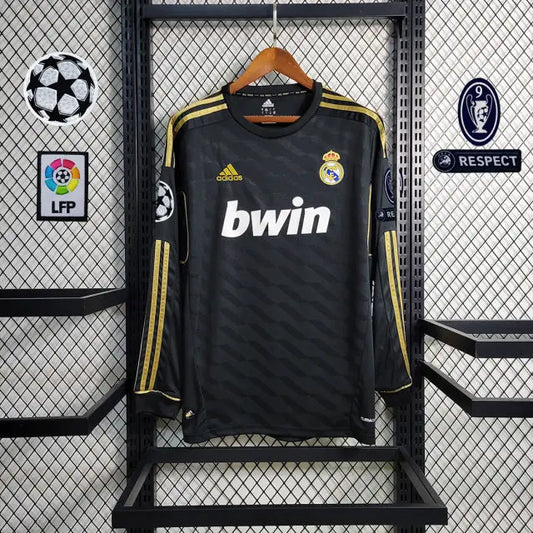 MAILLOT RETRO REAL MADRID EXTERIEUR MANCHES LONGUES 2011/2012 - KetShop Maillot