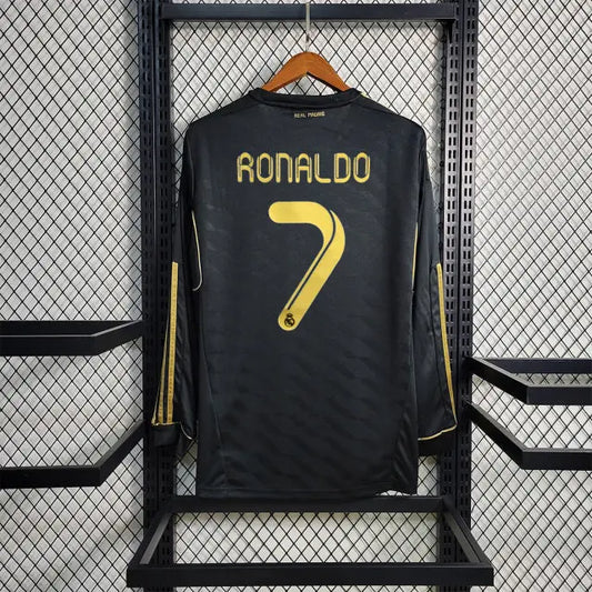 MAILLOT RETRO REAL MADRID EXTERIEUR MANCHES LONGUES 2011/2012 - KetShop Maillot