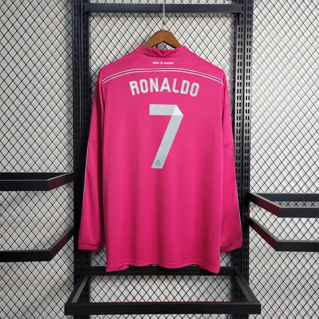 MAILLOT RETRO REAL MADRID EXTERIEUR MANCHES LONGUES 2014/2015 - KetShop Maillot