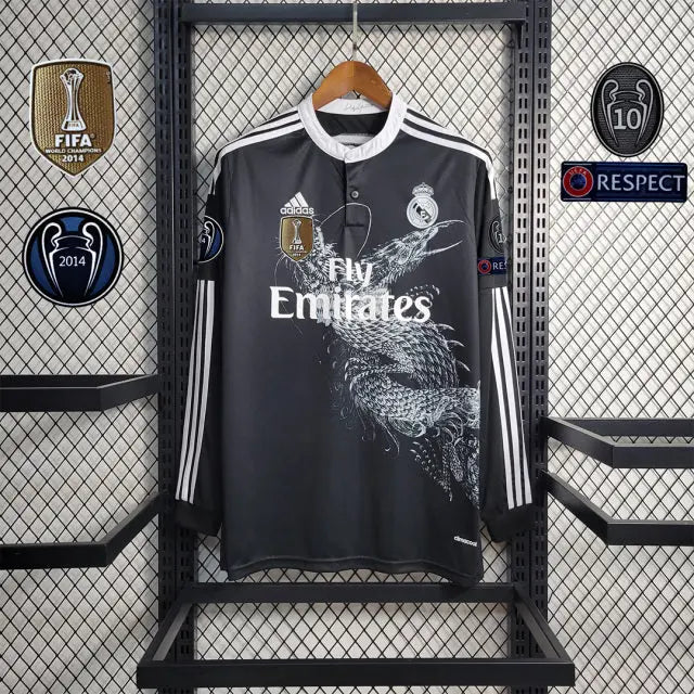 MAILLOT RETRO REAL MADRID THIRD MANCHES LONGUES 2014/2015 - KetShop Maillot
