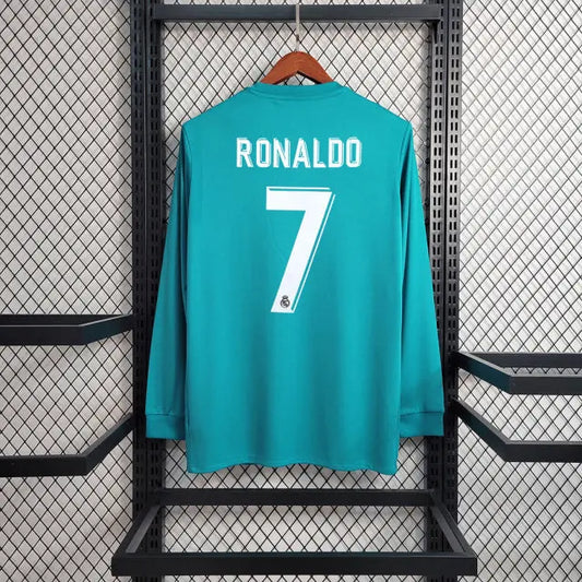 MAILLOT RETRO REAL MADRID THIRD MANCHES LONGUES 2017/2018 - KetShop Maillot