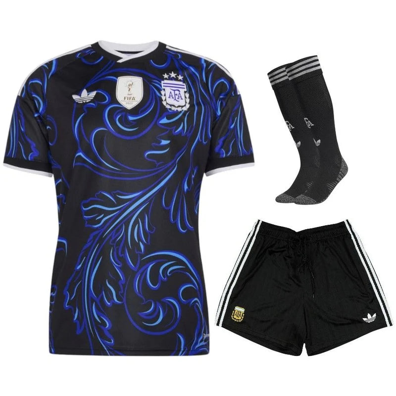 KITS ENFANT/ JUNIOR ARGENTINE EXTERIEUR COUPE DU MONDE 2026