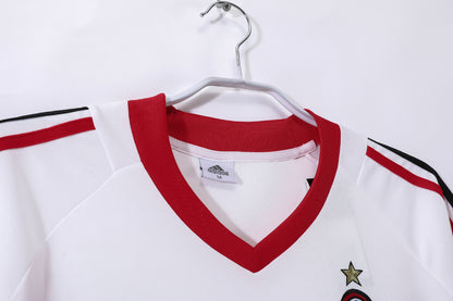 MAILLOT RETRO AC MILAN EXTERIEUR 2002/2003